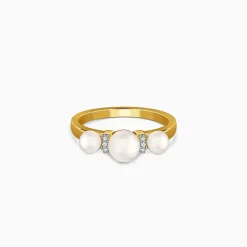 Golden Joan Pearl Ring (Size 12)