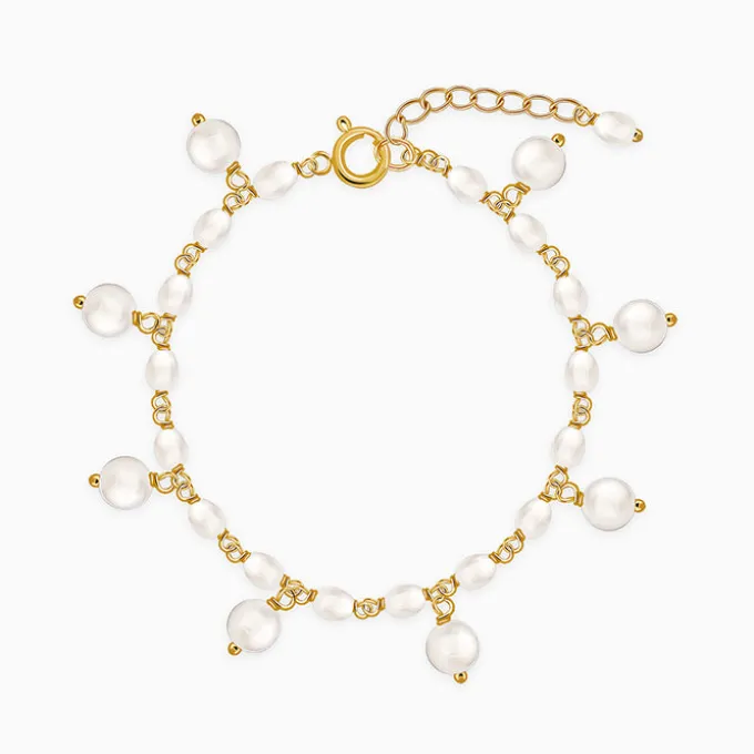 Golden Julianne Pearl Bracelet