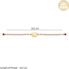 Golden Kamal Rakhi