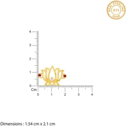 Golden Kamal Rakhi