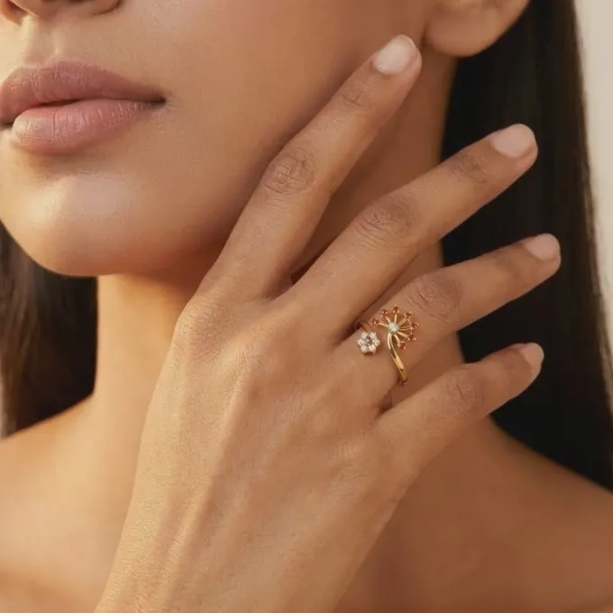 Golden Kaushiki Ring