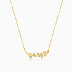 Golden Leaf Necklace
