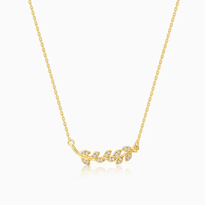 Golden Leaf Necklace
