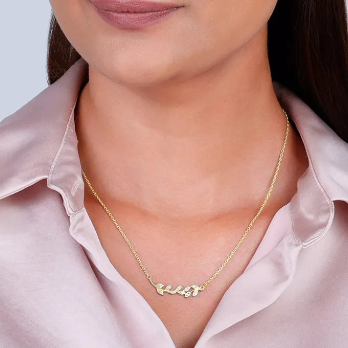 Golden Leaf Necklace