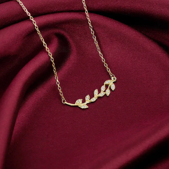 Golden Leaf Necklace