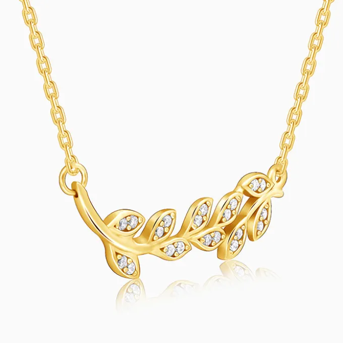 Golden Leaf Necklace