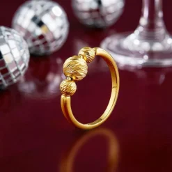 Golden Light It Up Ring