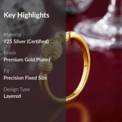 Golden Light It Up Ring
