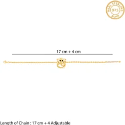 Golden Lord Ganesh Bracelet Rakhi