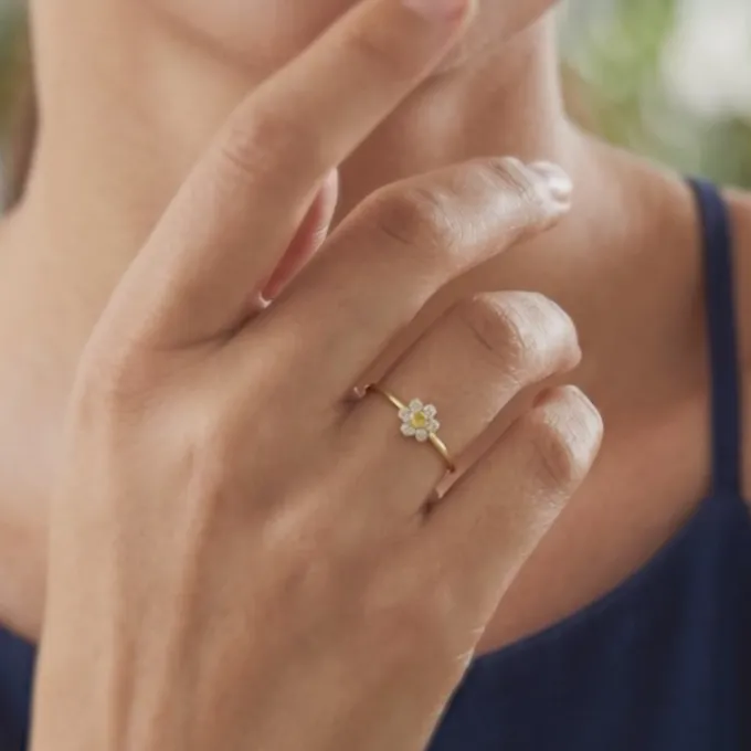Golden Lovely Floret Ring