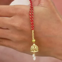 Golden Made With Love Lumba Rakhi