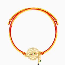 Golden Mandala Flute Rakhi