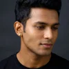 Golden Modern Mosaic Stud For Him