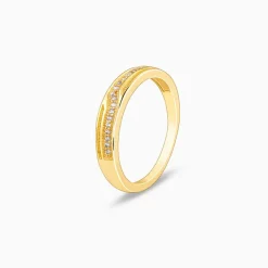 Golden Modest Leader Ring For Him