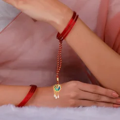 Golden Mor Bandhan Lumba Rakhi