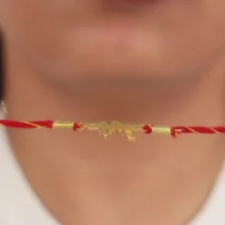 Golden Murlidhar Rakhi