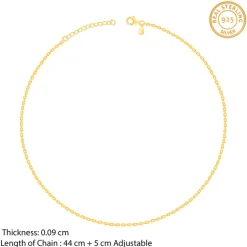 Golden Mystic Moonbeam Link Chain