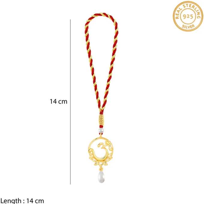 Golden Om Lumba Rakhi