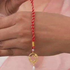 Golden Om Lumba Rakhi