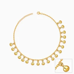 Golden Orb Dot Anklet