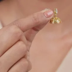 Golden Oshun Jhumki