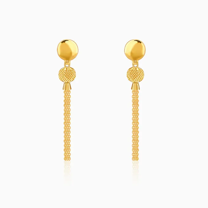 Golden Party Time Dangler Earrings