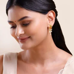 Golden Parvati Earrings