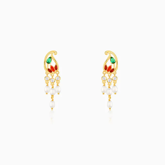 Golden Parvati Earrings