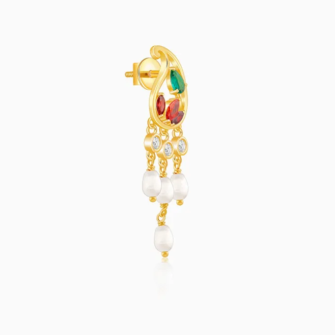 Golden Parvati Earrings