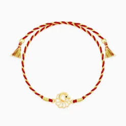 Golden Peacock Rakhi