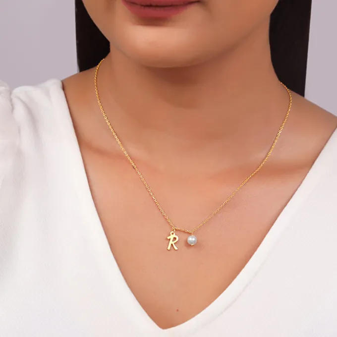 Golden Personalised Chic Necklace