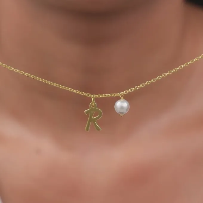 Golden Personalised Chic Necklace