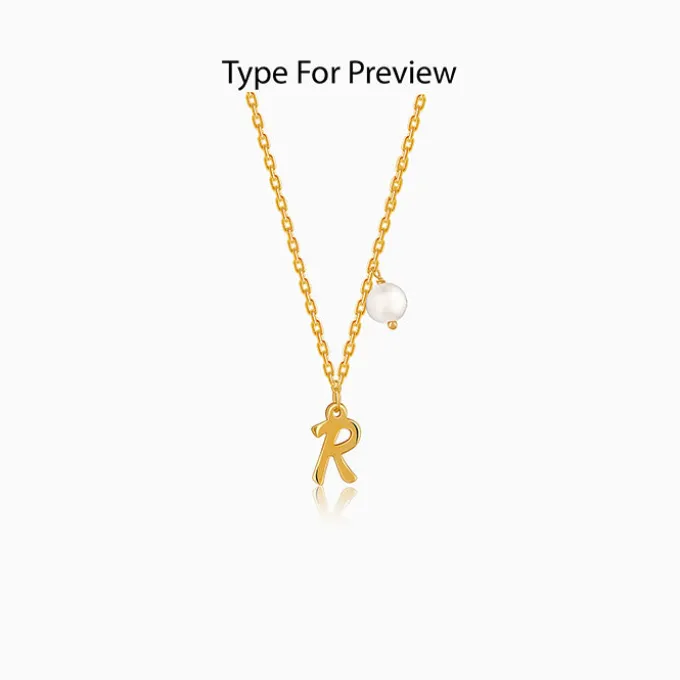 Golden Personalised Chic Necklace