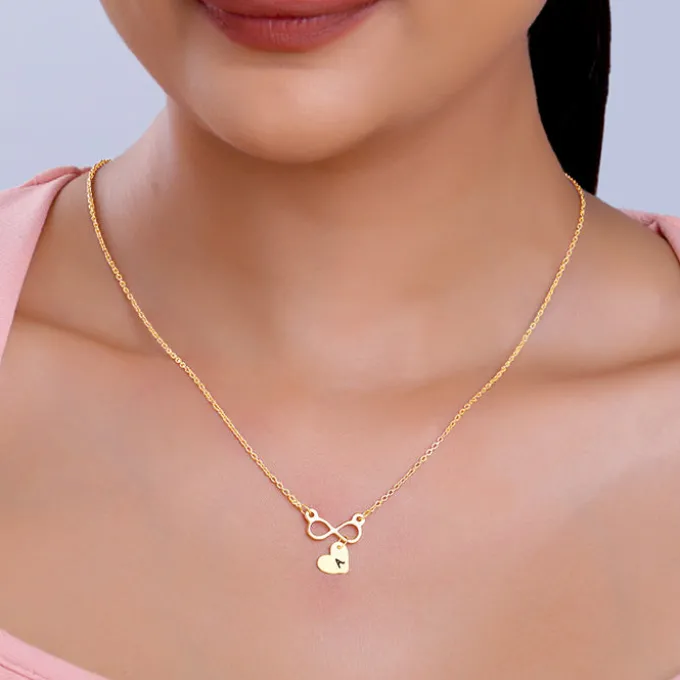 Golden Personalised Endless Echo Necklace