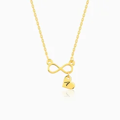 Golden Personalised Endless Echo Necklace