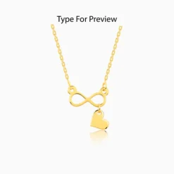 Golden Personalised Endless Echo Necklace