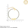 Golden Personalised Eternal Initial Mangalsutra Bracelet