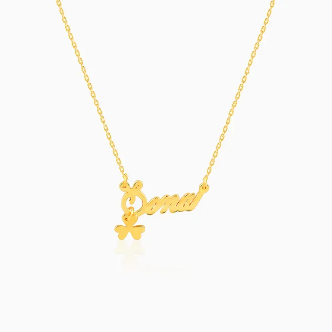 Golden Personalised Eternal Necklace
