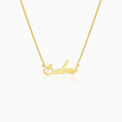 Golden Personalised Eternal Necklace