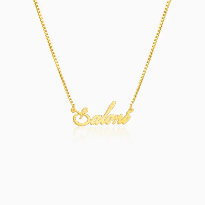 Golden Personalised Eternal Necklace