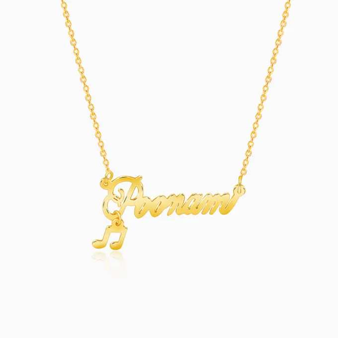 Golden Personalised Eternal Necklace