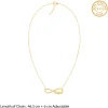Golden Personalised Infinity Name Necklace