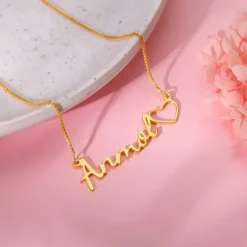 Golden Personalised Life Partner Pendant
