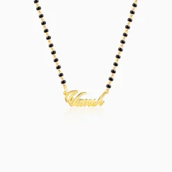 Golden Personalised Name Mangalsutra