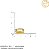 Golden Personalised Signature Ring For Him