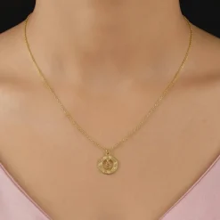 Golden Personalised The Letter Initial Necklace