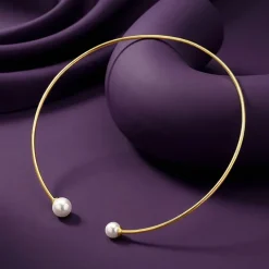 Golden Phoebe Pearl Hasli Necklace