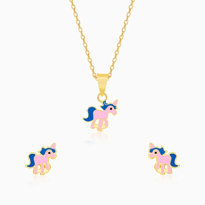 Golden Pie Unicorn Set For Kids