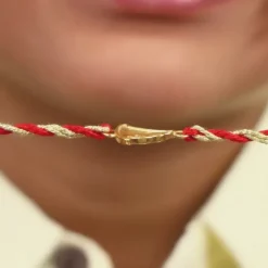 Golden Pizza Rakhi for Kids