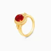 Golden Poetic Love Ring